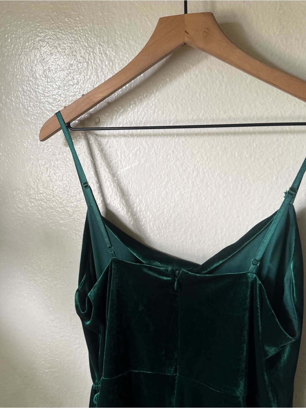 Lulus | Living it Luxe Emerald Green Velvet Tulip Mini Dress - Picture 7 of 7